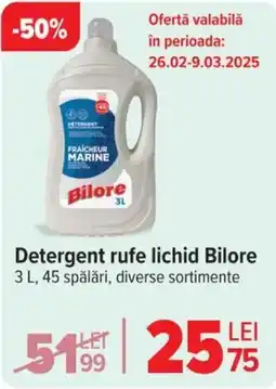 Carrefour Detergent rufe lichid Bilore Ofertă