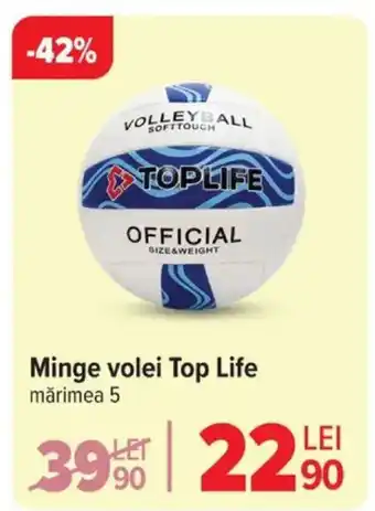 Carrefour Minge volei Top Life Ofertă