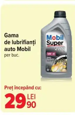 Carrefour Gama de lubrifianți auto Mobil Ofertă