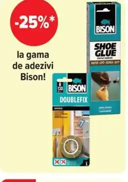 Carrefour La gama de adezivi Bison! Ofertă