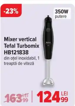 Carrefour Mixer vertical Tefal Turbomix HB121838 Ofertă