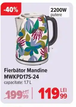 Carrefour Fierbǎtor Mandine MWKPD17S-24 Ofertă