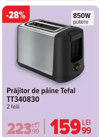 Carrefour Prăjitor de pâine Tefal TT340830 Ofertă