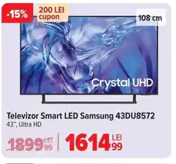 Carrefour Televizor Smart LED Samsung 43DU8572 Ofertă