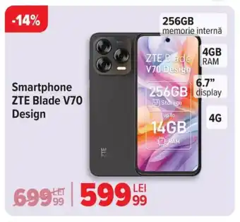 Carrefour Smartphone ZTE Blade V70 Design Ofertă