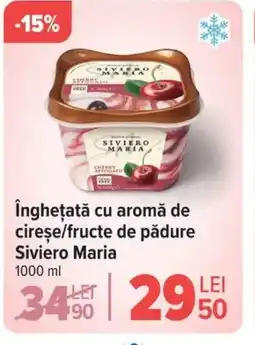 Carrefour îngheţată cu aromă de cireşe/fructe de pădure Siviero Maria Ofertă