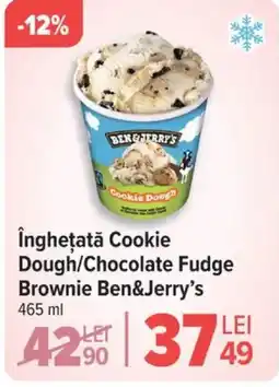 Carrefour Îngheţată Cookie Dough/Chocolate Fudge Brownie Ben&Jerry's Ofertă