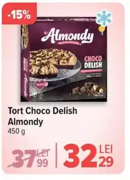 Carrefour Tort Choco Delish Almondy Ofertă