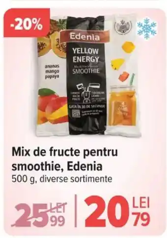 Carrefour Mix de fructe pentru smoothie, Edenia Ofertă