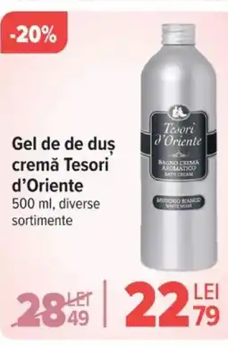 Carrefour Gel de de duş cremă Tesori d'Oriente Ofertă