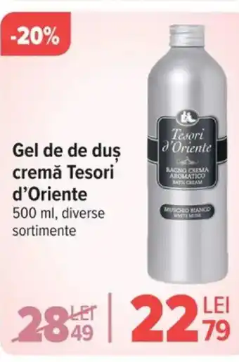 Carrefour Gel de de duş cremă Tesori d'Oriente Ofertă