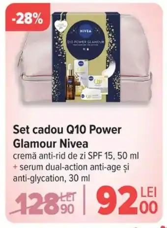 Carrefour Set cadou Q10 Power Glamour Nivea Ofertă