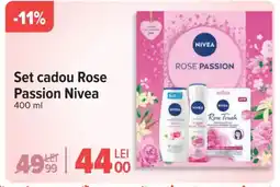 Carrefour Set cadou Rose Passion Nivea Ofertă