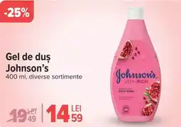 Carrefour Gel de duş Johnson's Ofertă