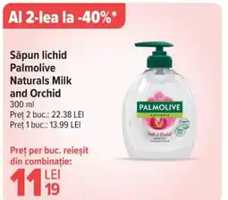 Carrefour Săpun lichid Palmolive Naturals Milk and Orchid Ofertă