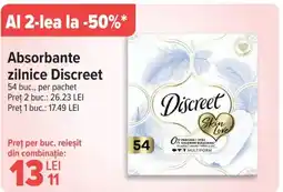 Carrefour Absorbante zilnice Discreet Ofertă