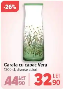 Carrefour Carafa cu capac Vera Ofertă