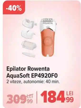 Carrefour Epilator Rowenta AquaSoft EP4920F0 Ofertă