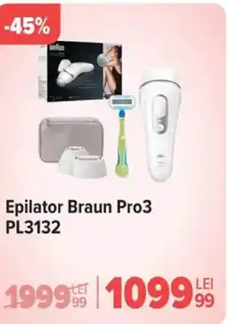 Carrefour Epilator Braun Pro3 PL3132 Ofertă