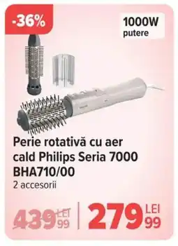 Carrefour Perie rotativă cu aer cald Philips Seria 7000 BHA710/00 Ofertă