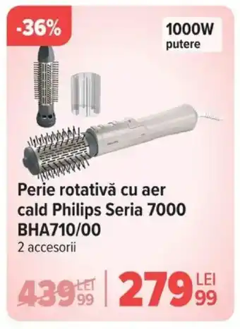 Carrefour Perie rotativă cu aer cald Philips Seria 7000 BHA710/00 Ofertă