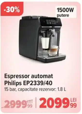 Carrefour Espressor automat Philips EP2339/40 Ofertă