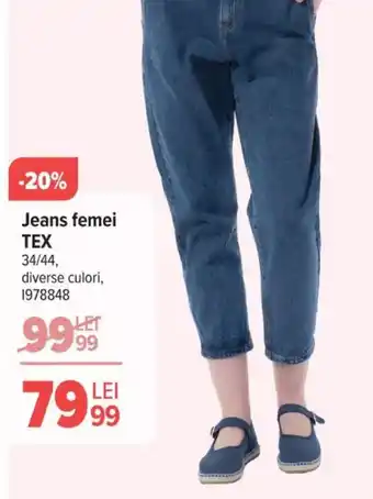 Carrefour Jeans femei TEX Ofertă