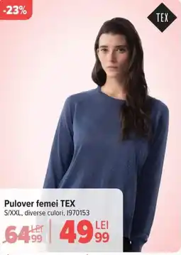 Carrefour Pulover femei TEX Ofertă