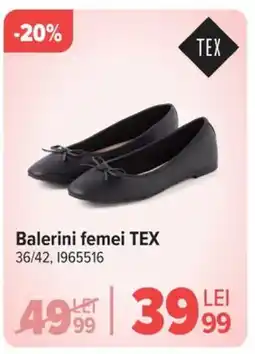 Carrefour Balerini femei TEX Ofertă