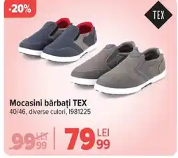 Carrefour Mocasini bărbați TEX Ofertă