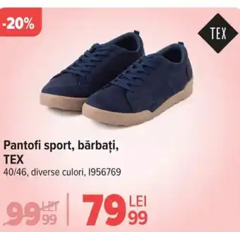 Carrefour Pantofi sport, bărbați, TEX Ofertă