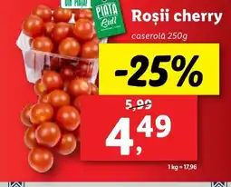 Lidl Roşii cherry Ofertă