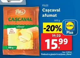 Lidl PILOS Cascaval afumat Ofertă