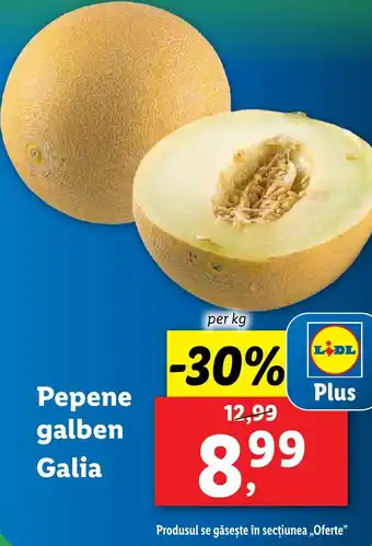 Lidl Pepene galben Galia Ofertă