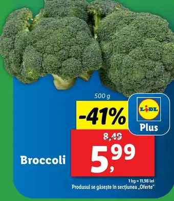 Lidl Broccoli Ofertă