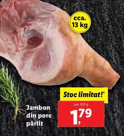 Lidl Jambon din porc pârlit Ofertă