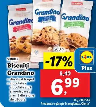 Lidl SONDEY Biscuiti Grandino Ofertă