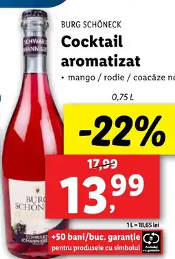 Lidl BURG SCHÖNECK Cocktail aromatizat Ofertă