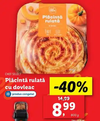 Lidl CHEF SELECT Plăcintă rulată cu dovleac Ofertă