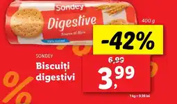 Lidl SONDEY Biscuiţi digestivi Ofertă