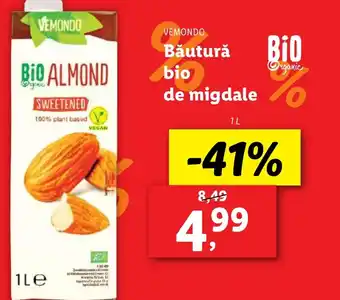 Lidl VEMONDO Băutură bio de migdale Ofertă