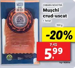 Lidl CĂMARA NOASTRĂ Muschi crud-uscat Ofertă