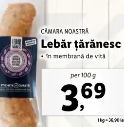 Lidl CĂMARA NOASTRĂ Lebǎr ţărănesc Ofertă