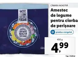 Lidl CĂMARA NOASTRĂ Amestec de legume pentru ciorba de perișoare Ofertă