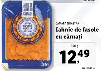 Lidl CĂMARA NOASTRĂ Iahnie de fasole cu cârnaţi Ofertă