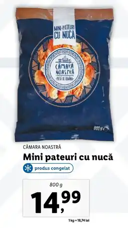 Lidl CĂMARA NOASTRĂ Mini pateuri cu nucă Ofertă