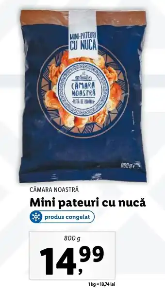 Lidl CĂMARA NOASTRĂ Mini pateuri cu nucă Ofertă