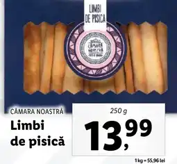 Lidl CĂMARA NOASTRĂ Limbi de pisică Ofertă