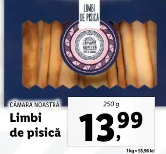 Lidl CĂMARA NOASTRĂ Limbi de pisică Ofertă