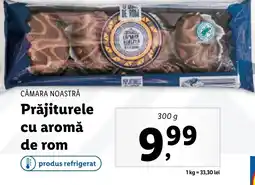 Lidl CĂMARA NOASTRĂ Prăjiturele cu aromă de rom Ofertă